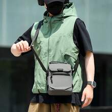 1pc Vertical Multi-Compartment Men's Oxford Cloth Casual Shoulder Crossbody Bag, Perfect Gift For Boyfriend - Crossbody Bag - View 11