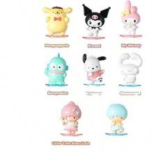1pc Sanrio Character Colorful Food Series Blind Box, Dessert Theme Figurine, Cute Dessert Atmosphere, Delicate Texture, Home Decor, Desktop Decoration, Holiday Gift, Exclusive For Sanrio Fans (1pc Randomly Shipped) - Multicolor - View 5