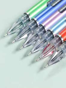 12-Color Diamond Neutral Pen Set With Storage Box, 0.5mm Fine Tip Colored Pens, Smooth Writing Diary Pens, Suitable For Note-Taking, Drawing, Sketching, Bookkeeping, School And Office Supplies - Diamond Gel Pen Set - View 5