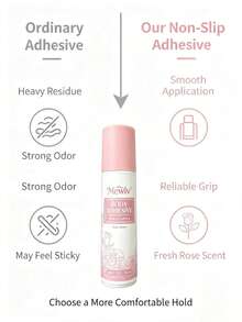 1pc Anti-Slip Body Glue, Anti-Flashing, Waterproof, Sweat-Proof, Natural Adhesive For Clothing & Dresses, Essential Summer Accessory, Great Gift - A - View 3