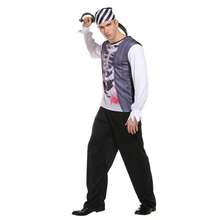 Pirate Cosplay Captain Jack Sparrow Costume Men Women Female Male Female Carnival Halloween Set - Multicolor - View 4