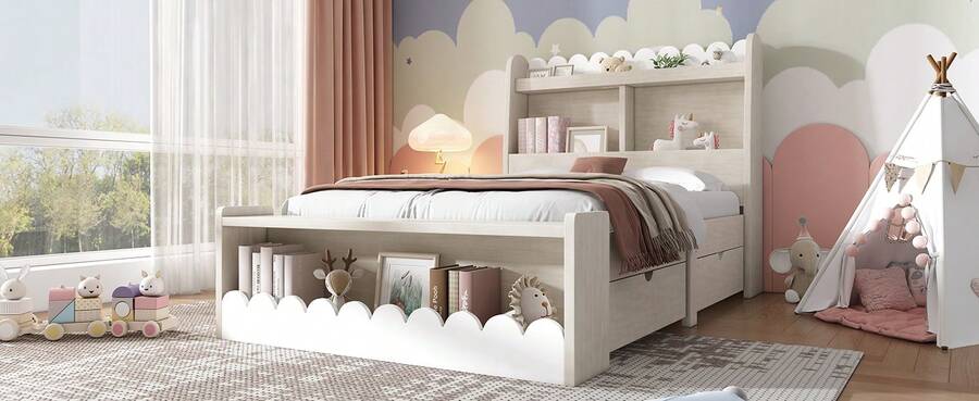 Bed Bases & Foundations - White - View 1