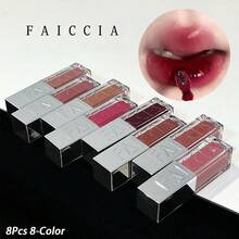 FAICCIA 高光鏡面唇釉，奶油般滑順質地易上妝，持久顯色抗暈染，滋潤不黏膩，適合日常休閒妝容，節日禮物 - 彩色 - 查看 17