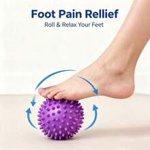 Dopamine Style Massage Yoga Ball, Creative Spiky Design For Body Muscle Relaxation, Multi-Functional Compact Portable Ball For Anytime Anywhere Relaxation - Multicolor - View 10