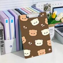 1pc Acrylic A4 Loose-Leaf Binder - Butterfly And Pink Rose, With Clip Writing Board, Clipboards, Multi-Functional Document Storage, Suitable For Office, School, Meeting And Other Scenarios - Multicolor - View 7