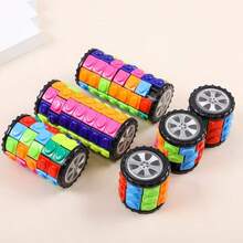 Rotary Corn Cube Slide Puzzle Fidget Toy, Color Matching Rolling Cylinder Stress Relief Brain Teaser Toy For Adults, Anti-Anxiety Focus Educational Desktop Toy, Ideal Back To School Halloween Christmas Party Gift & Gift Bag Filler - Multicolor - View 4