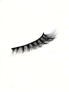 10 Pairs Cross-Shaped False Eyelashes For Lash Extensions - Black - View 3