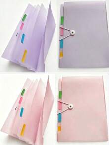 1pc 5-Layer Random File Storage Bag Folder - Sets - View 11