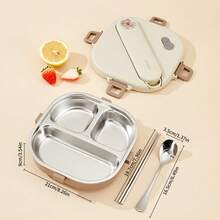 Stainless Steel Bento Box Adult, Microwavable Lunch Containers With Lids, Leak-Proof Bento Snack Box With Soup Container And Utensils, Metal Lunch Box Set With Lunch Bag For School Office, Travel Food Containers - Multicolor - View 27