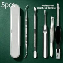 5pcs Stainless Steel Foot Care Tool Set, Ergonomic Design, Multifunctional Pedicure Set, Dead Skin Removal, Foot Grinding File, Cuticle Trimmer, Professional Nail And Pedicure Tool, Very Suitable For Family Travel Salon Daily Foot Skin Care - Multicolor - View 8