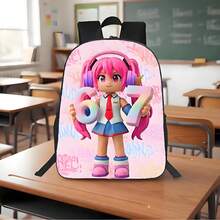 1pc Number 67 Student Campus Backpack, Suitable For Teenagers Boys And Girls, School Supplies Storage Bag, Perfect For Back To School Season, School Days And Other Occasions - A - View 6