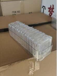 26/20/16/10/5pcs Transparent Nail Art Storage Box, Fake Nail Storage Box, Nail Tip Storage Box, Nail Art Display Box, Artificial Nail Storage Box, Nail Art Tool Storage Box, Travel Storage Box, Desktop Storage Box, Vanity Accessories, Jewelry Box, Cosmetic Storage Box - Multicolor - View 9