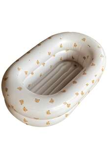1pc Inflatable Baby Bathtub, Designed For Children, Attractive, Made Of PVC Material, Lightweight And Foldable, Perfect For Travel - Multicolor - View 5
