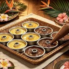 3pcs/5pcs 4.8 Inch Angel Hollow Cake Mold - Aluminum Non-Stick Independent Donut Mold, Suitable For High-Temperature Oven, Perfect For Small Round Cakes, Even Baking, Easy Release, Ideal For Birthday, Christmas, Party And Gift, Donut Baking Pan - Silver - View 9