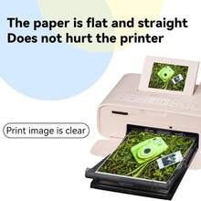 100pcs High Gloss White Photo Printing Paper, 230g High Definition Inkjet Photo Paper, 5/6 Inch DIY Photo Printing Paper, Suitable For Inkjet Printers, Photography Studios, Office Supplies - 100 Pcs - View 6