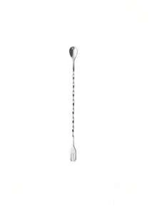 1 cái/2 cái thìa bar bằng thép không gỉ, thanh khuấy cán dài thiết kế ren, thìa bar cocktail hai đầu - Xem 11