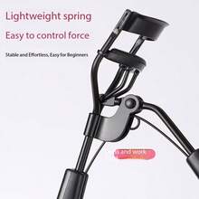 1pc Luxury Ice-Texture Handle Eyelash Curler, Elastic Fit To Eye Shape, Curved Design To Fit Eye Socket And Reduce Eyelid Pinching, One-Clip Shaping For Long-Lasting Curl Without Damaging Lashes, Creates 3D Sunflower Curl Effect, Professional Makeup Artist Eyelash Curler - Multicolor - View 5