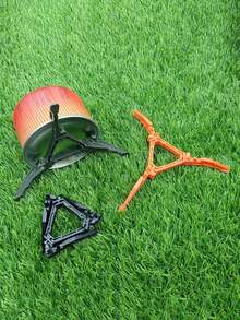 1pc Outdoor Gas Cylinder Triangle Bracket, Portable Gas Cylinder Stand, Suitable For Camping Stove Bracket, Lightweight Foldable Design, Ideal For Outdoor Camping, Hiking, Picnic - Multicolor - View 2