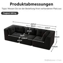 Sofas & Couches - Black - View 4