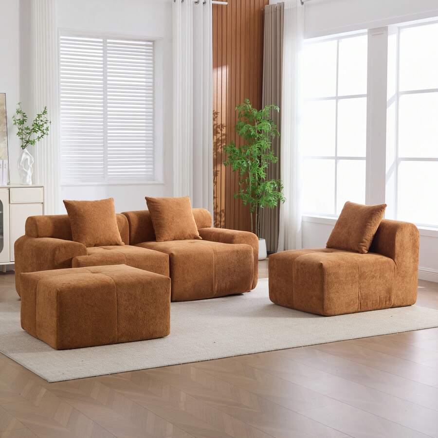 Sofas & Couches - Orange - View 1