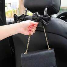 2 piezas Ganchos de almacenamiento para maletero de coche con lazo creativo personalizado invisible - A - Ver 4