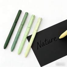 16Pcs Matcha Gradient Gel Ink Pens, Matte Minimalist Student Writing Stationery - Color Style Randomized - View 8