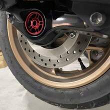 Motorcycle Rear Wheel Axle Decorative Cover, Motorcycle Modification Parts, CNC Process Motorcycle Decorative Accessories, Aluminum Alloy Rear Swingarm Hollow Cover, Suitable For Universal Sizes, Applicable To 17-25, XMAX300 - A - View 8