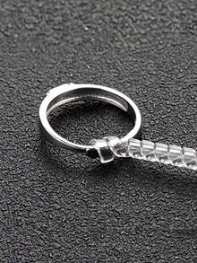 4pcs Silicone Ring Size Adjusters, Adjustable Ring Size For Men And Women, Ring Sizer Without Damaging Original Rings, Handmade Jewelry Ring Resizer Tool, Wedding Jewelry Adjustment Accessories, Brazil Hot-Selling Back To School Student Dorm Essential Handmade Material Jewelry Tool - A - View 6
