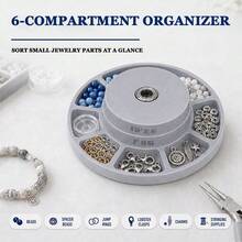KLONKEE Menara Pengukur Gelang Berputar Segmen yang Dapat Dilepas, Batang Pengukur Keliling dan Diameter Gelang dalam Inci, Alat Pengukur Perhiasan - A - View 8