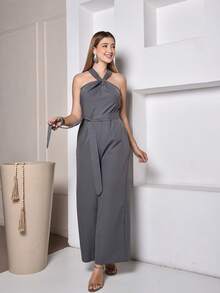 Women Jumpsuits - Gris Oscuro - Ver 6