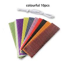10pcs Colorful Beeswax Sheets - 5X20cm, Candle DIY Material Kit, Handmade Candle Making Accessories - Beeswax Sheets - View 4