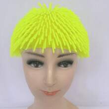 1 Stück stacheliger Gummiball-Hut, lustiger stacheliger Kopfschmuck, geeignet für Streiche, Partys, Feiertagskostüm-Requisiten, Unisex Karnevalsball-Accessoire, Party-Mitgebsel - A - Übersicht 13