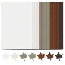 A4 Gradient Color Cardstock 230g 35 Sheets, High-Quality Colored Handmade Paper, Suitable For Scrapbooking, Greeting Card Making, DIY Crafts, Origami, Printing And Other Projects (Blue/Yellow/Green/Red/Brown) - A4 - View 12