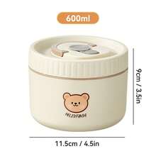 304 Stainless Steel Lunch Box, Bento Box Adult, Portable Insulated Lunch Container Set, Leakproof Microwaveable Hot Food Container, Cute Japanese Bento Box For School Student, Insulated Bowl With Lid, Tiffin Box, Food Warmer Container - Multicolor - View 18