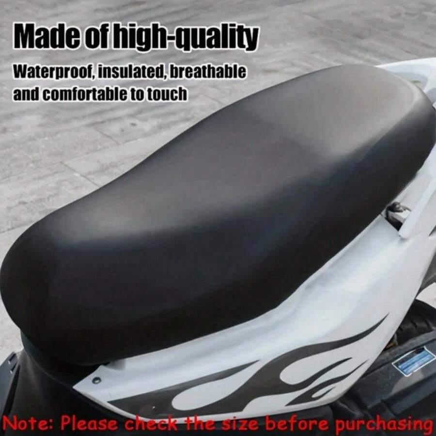 2pcs/1pc Motorcycle Seat Cover Waterproof Dustproof Rainproof Sunproof Motorcycle Scooter Seat Cover Seat Cover Protective Cover Accessories