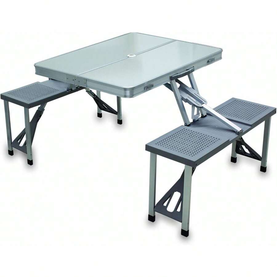Outdoor Table & Chair Sets - White - View 1