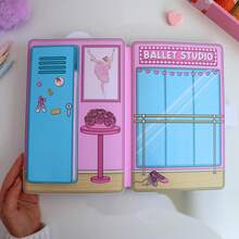 Ballet Studio Children's Quiet Book Interactive Dance Picture Book Ballet Craft Activity Costume And Makeup Drama Scrapbook Girls Birthday Gift - Multicolor - View 4