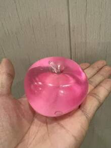 New Pink Crystal Big Apple Ultra-Thin High Elasticity Slow Rebound Stress Ball, Creamy Texture, Suitable For Classroom Prizes, Party Pranks And Humorous Gifts, Excellent Choice, Dumpling Squishy - Multicolor - View 11