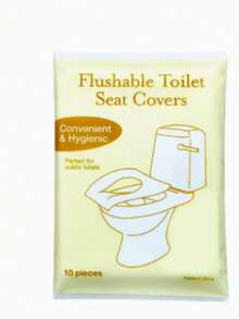 Disposable Toilet Seat Covers, Flushable Paper Toilet Seat Covers, Quick Dissolving, Suitable For Airplane/Travel/Public Restroom/Camping, Lightweight And Hygienic - Multi-color - View 12