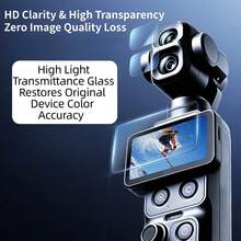 3pcs/Pack High Definition Tempered Glass Screen Protector Film [3+3+3] Anti-Scratch Lens Glass Film Protector For OSMO Pocket 4 Pro/4/3 - View 8