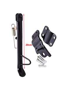 Motorcycle Kickstand Side Stand For ATV Dirt Bike Scooter | Heavy Duty Iron, For Pit Bikes, Off-Road Vehicles, Scooter, E-Bike, Complete Set With Spring & Mounting Screw - Motorcycle Kickstand - View 14