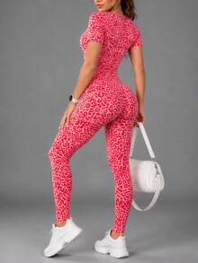 Women Jumpsuits - Red - View 3