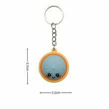 1pc Cute Bun Stress Relief Squeeze Toy Keychain, Car Couple Pendant, Bag Charm, Decompression Toy, Gift Small Present - Multicolor - View 5