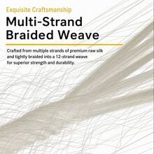 4-Strand Braided PE Fishing Line, High Tensile Strength Braided Fishing Line, Wear-Resistant Low Memory Multi-Strand PE Line, Suitable For Saltwater Freshwater Carp Bass Fishing Tackle Accessories - Multicolor - View 6