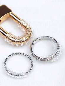 4pcs Silicone Ring Size Adjusters, Adjustable Ring Size For Men And Women, Ring Sizer Without Damaging Original Rings, Handmade Jewelry Ring Resizer Tool, Wedding Jewelry Adjustment Accessories, Brazil Hot-Selling Back To School Student Dorm Essential Handmade Material Jewelry Tool - A - View 10