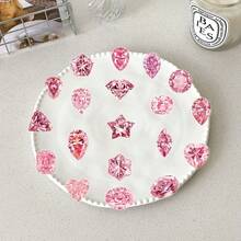 50 Pcs Transparent Pink Diamond Gem Stickers Decals For Phone Case, Cup, And Luggage - 50 PCS - View 8