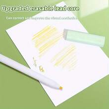 Pensil Warna Otomatis dengan Fitur Tekan untuk Menghapus, Isi Pensil Berbasis Minyak yang Dapat Diganti, Warna Campuran Profesional untuk Menggambar dan Melukis - A - View 2