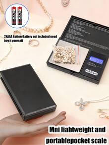 High Precision Sleeveless Pearl Scale With LCD Digital Display And Multiple Unit Conversion Functions, Max Capacity 100g. Suitable For Precise Measurement Of Jewelry, Precious Metals, Powders And Other Small Items. Batteries Not Included. - jewelry scales - View 4