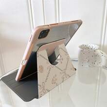 1件 360°可旋轉平板保護殼，多角度視角書本式支架，相容 iPad A16 2025、Galaxy Tab S9 FE/S8 Plus/S7/S10、Pad、MatePad、Pad、Honor Pad、Pad - 彩色 - 查看 8
