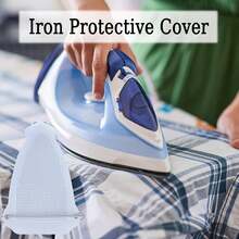 1pc Ironing Shoe Cover, Protective Ironing Pad, Electric Iron Anti-Scald Base, Clothing Protection Ironing Cloth, Easy Install Iron Base Accessory - Noshi Shoe Covers - View 2